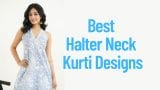 Best Halter Neck Kurti Designs