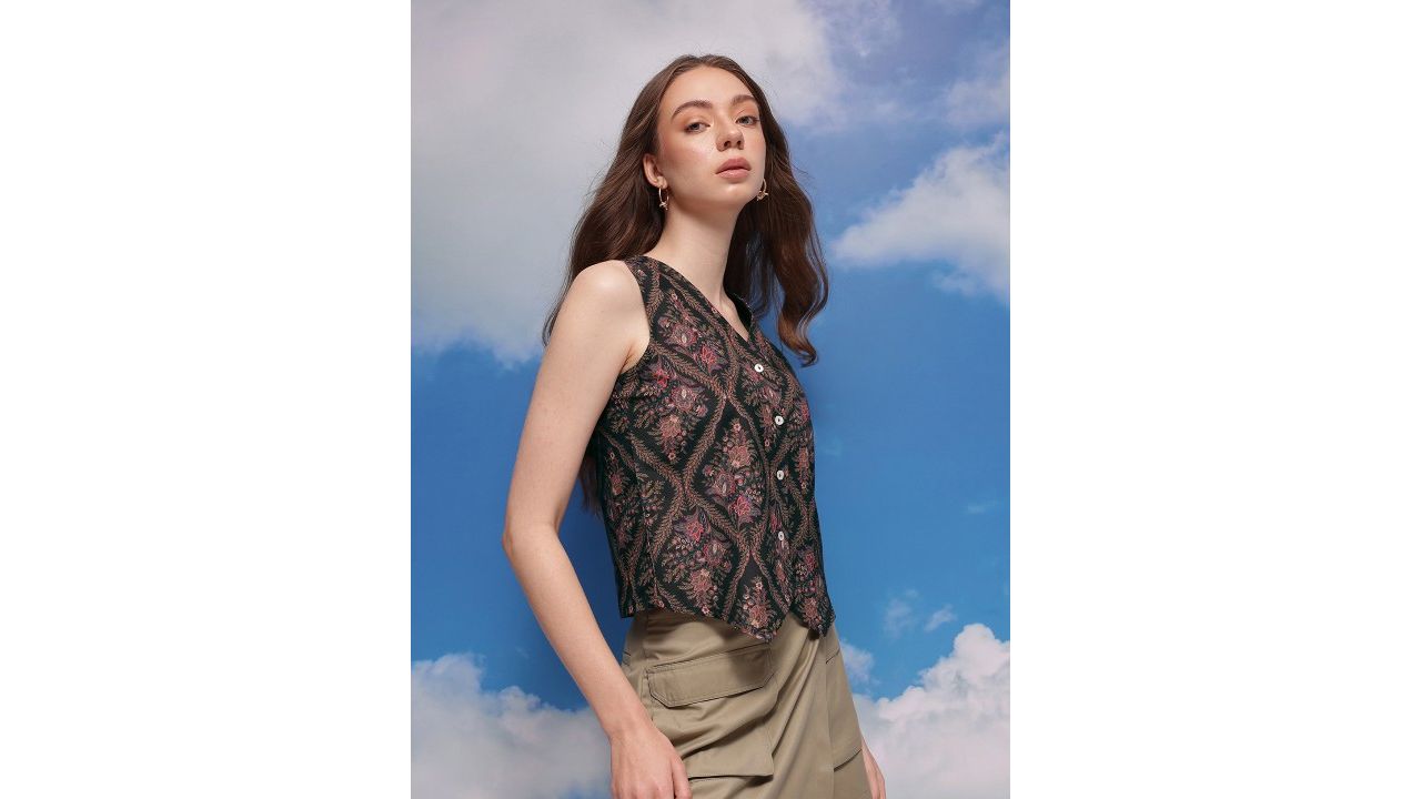 CORSICA Indie Floral Printed Vest