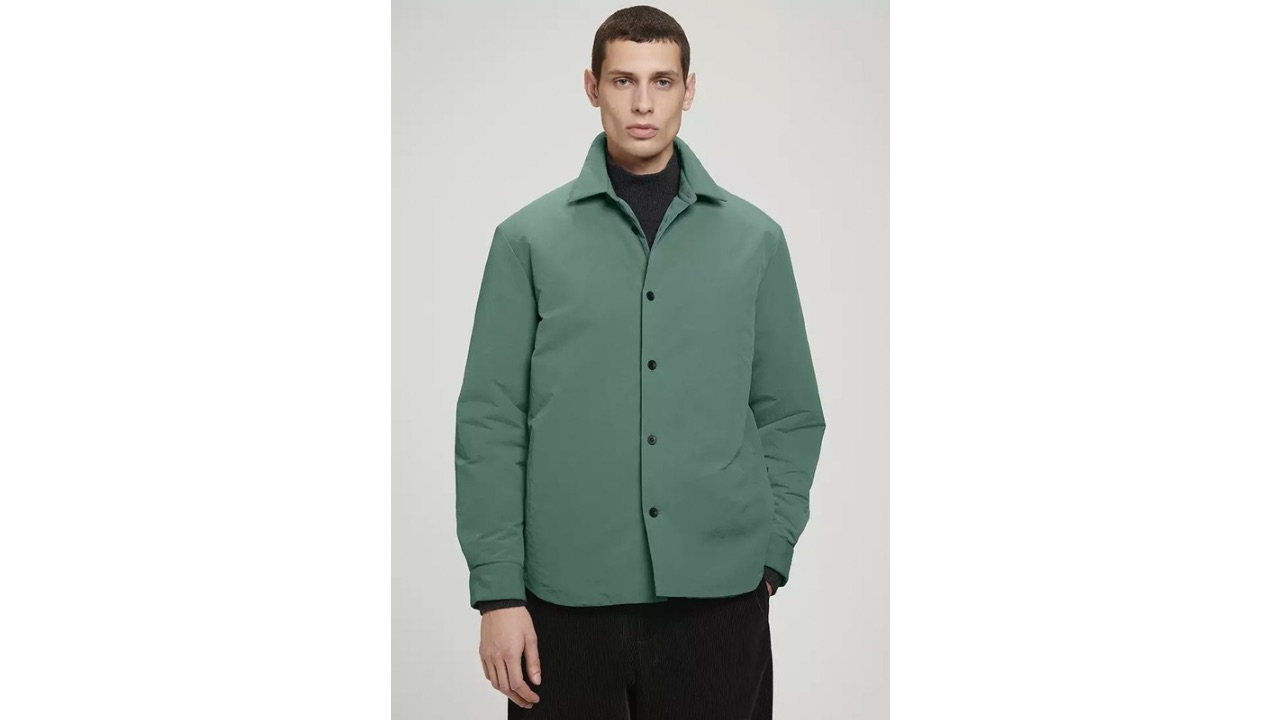 COS Relaxed Padded Nylon Overshirt