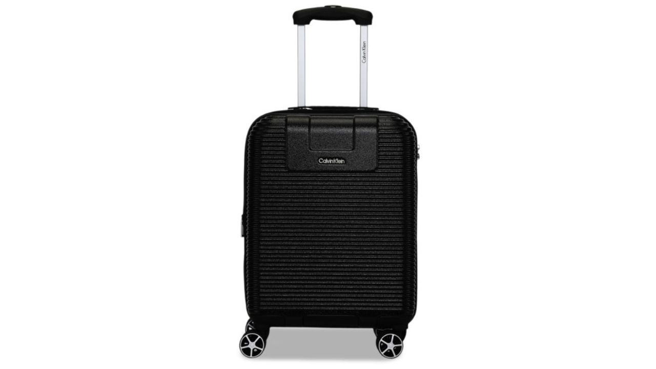 Calvin Klein AVENUE Range Black Hard 20" Cabin Luggage