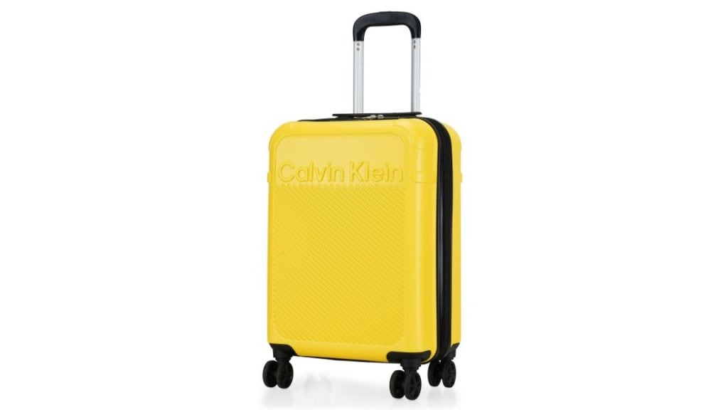 Calvin Klein EXPRESSION Range Safety Yellow Hard 20" Cabin Luggage