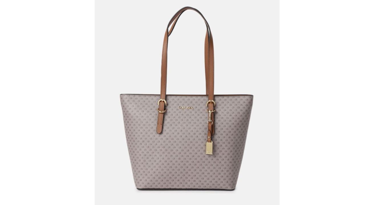 Calvin Klein Geometric Structured Shoulder Bag