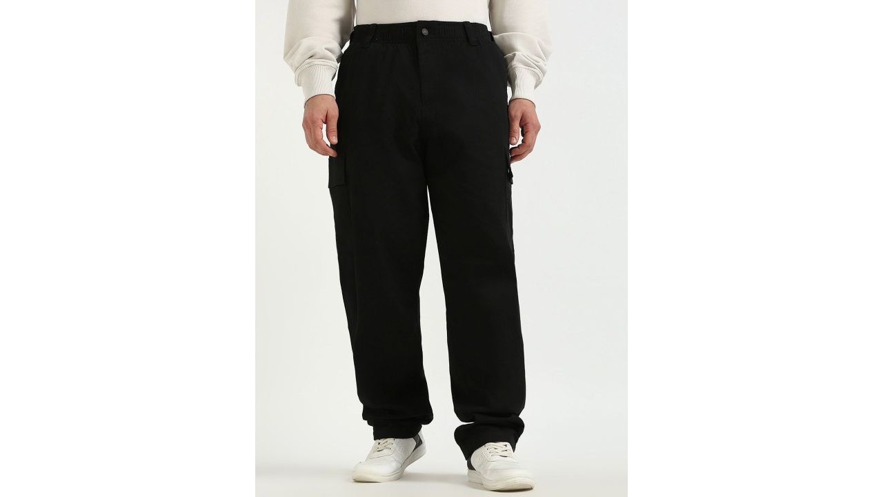 Calvin Klein Jeans Men Cotton Straight Fit Cargos Trousers