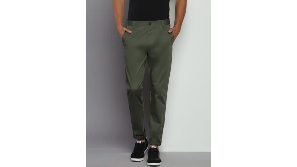 Calvin Klein Jeans Men Slim Fit Chinos Trousers