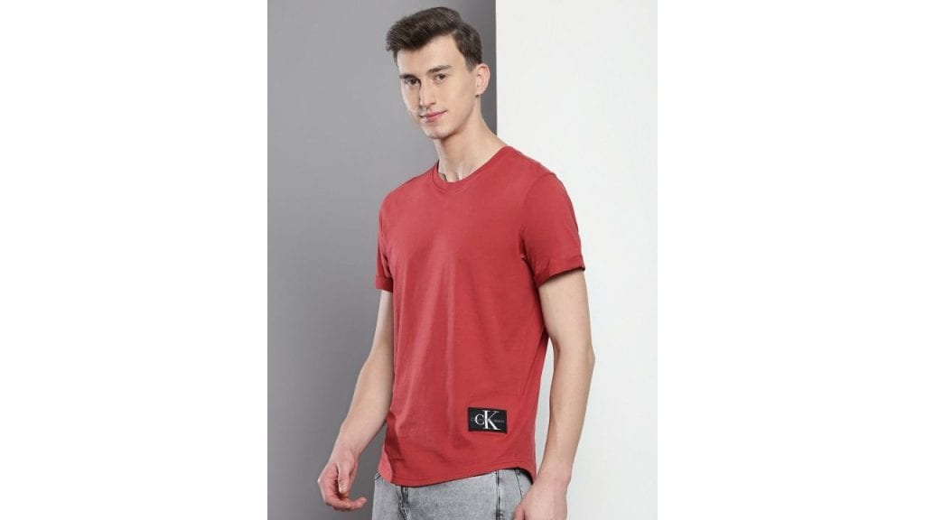 Calvin Klein Jeans Round Neck Short Sleeves Cotton T-shirt