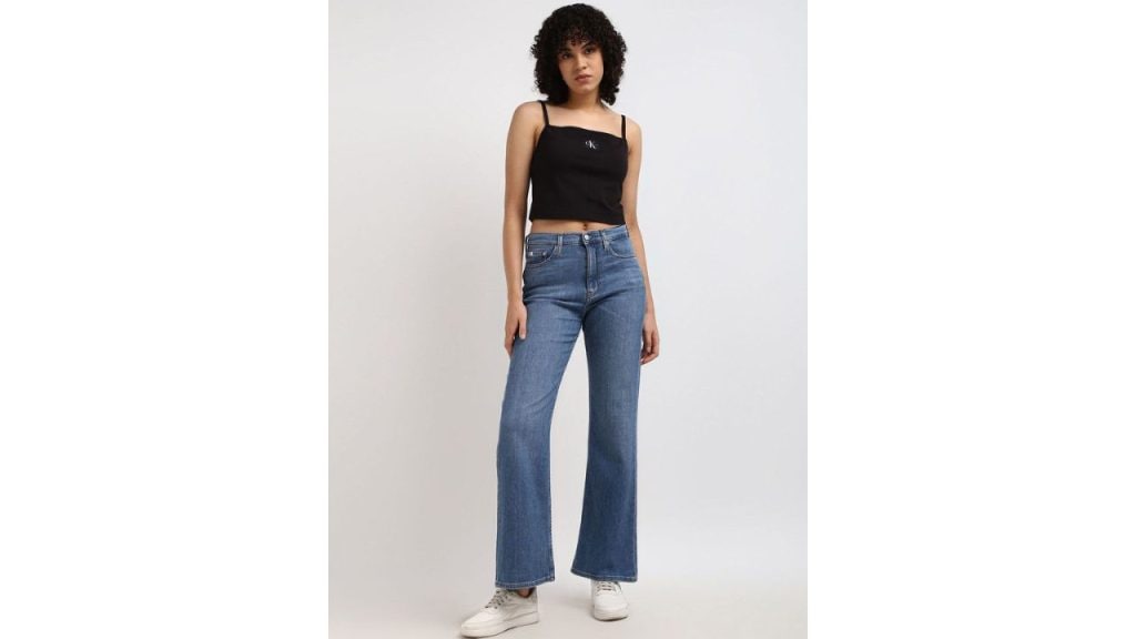 Calvin Klein Jeans Women Clean Look Light Fade Bootcut Jeans