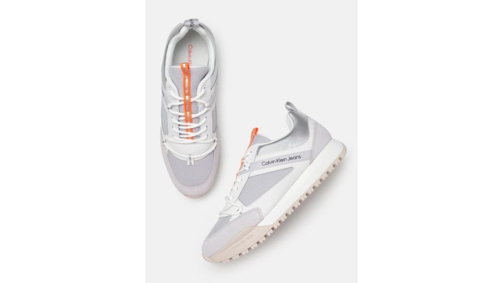 Calvin Klein Men Leather Sneakers