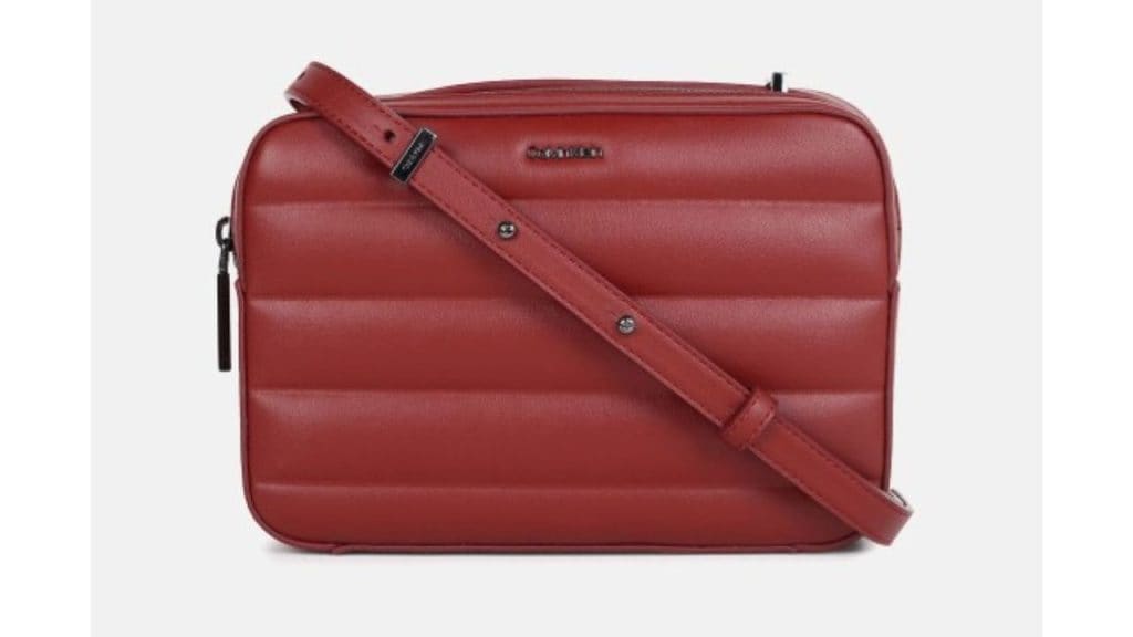 Calvin Klein Structured Tote Bag with Quilted Detail