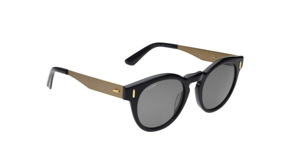 Calvin KleinUnisex Oval Sunglasses with UV Protected Lens 21527 001 50