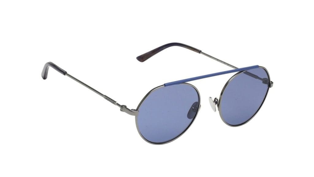 Calvin KleinUnisex Round Sunglasses with UV Protected Lens 19149 009 51