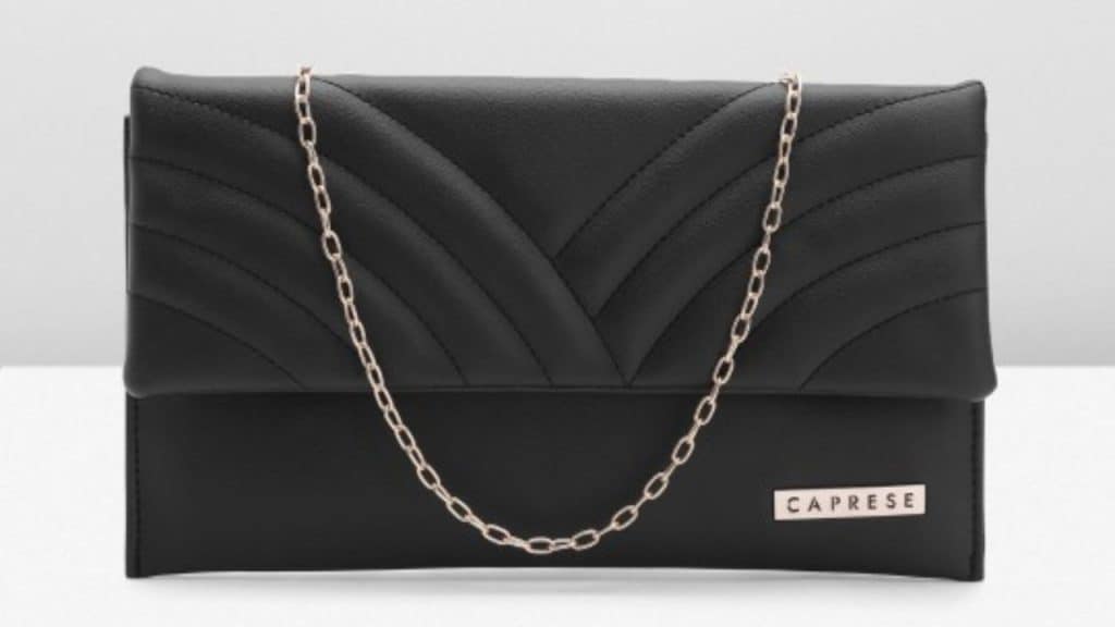 Caprese Women Textured Foldover Clutch