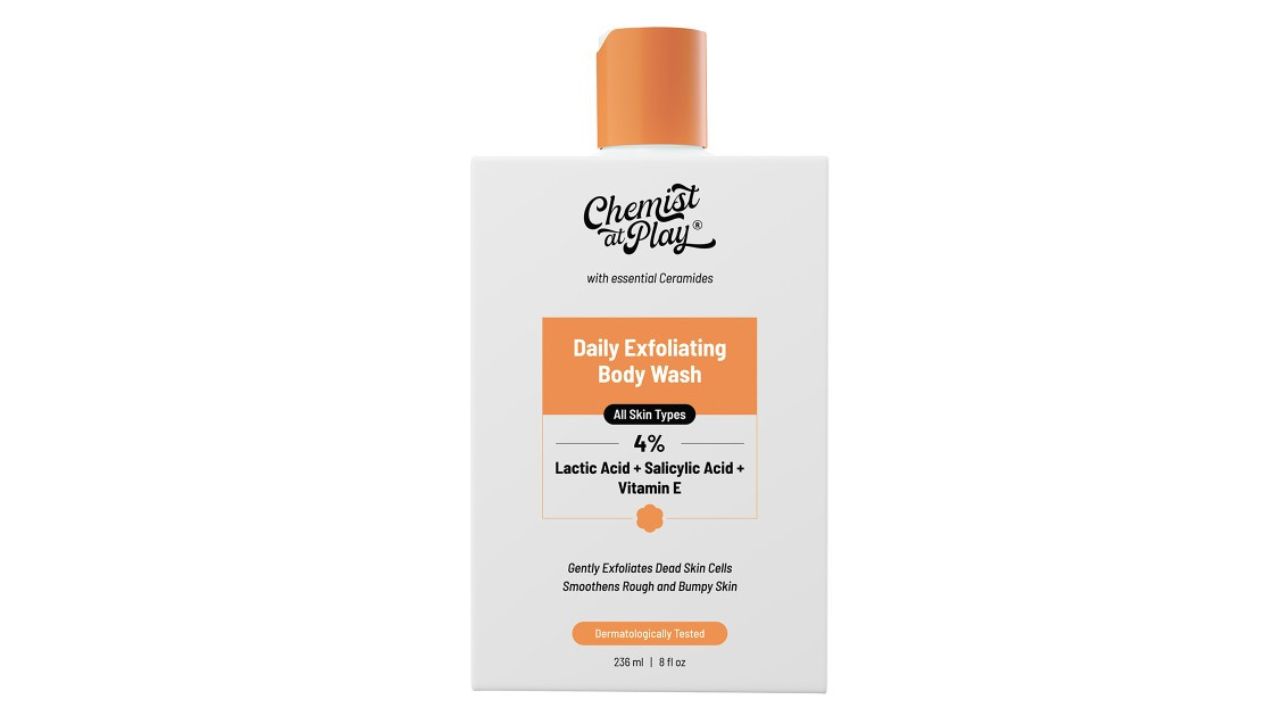 Chemist at Play Unisex Exfoliating Body Wash Salicylic Acid Shower Gel 236 ml