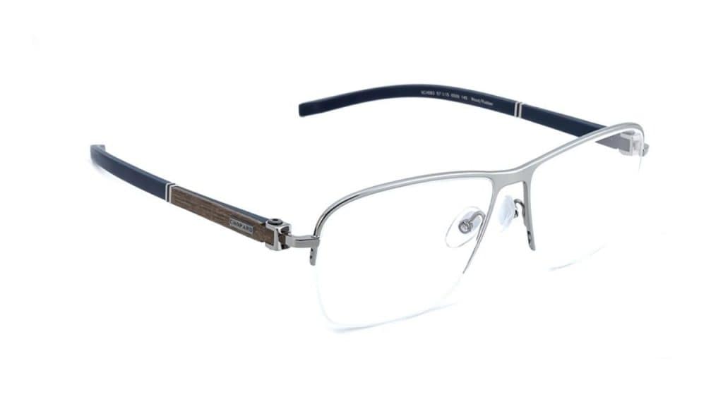Chopard Men Half Rim Rectangle Frames