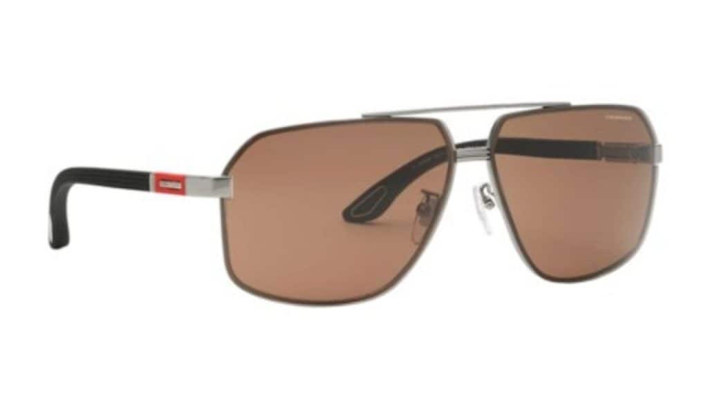 Chopard Men Rectangle Sunglasses with UV Protected Lens SCHG8966509SG