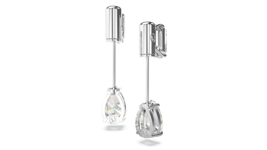 Contemporary Studs: Minimalism with a Swarovski Twist