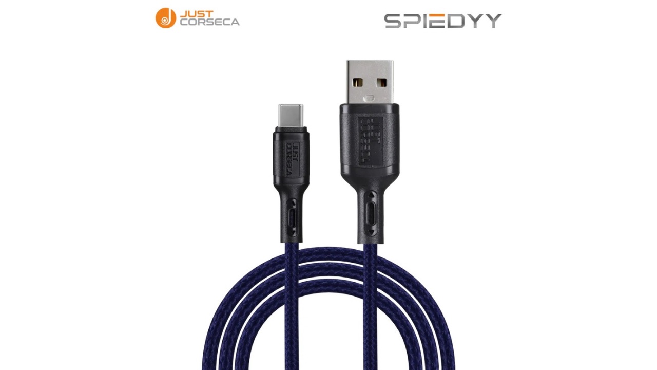 Corseca Spiedyy USB to TYPE-C 1.2Mtr Long Cable