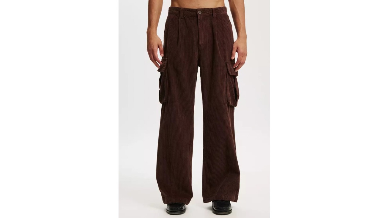 Cotton On Baggy Pleated Cargo Pants