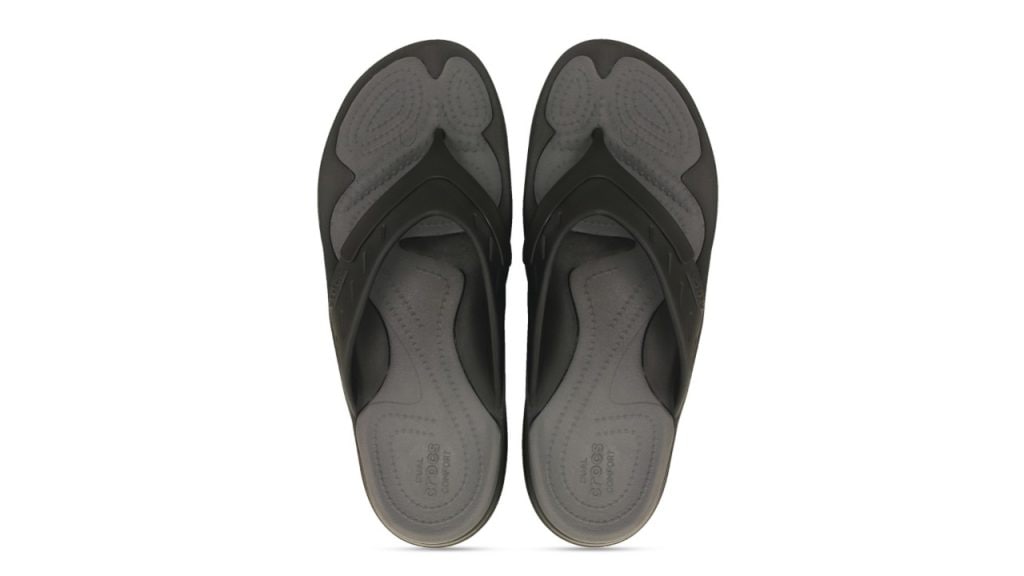 Crocs Modi Unisex Black Grey Flip-Flops