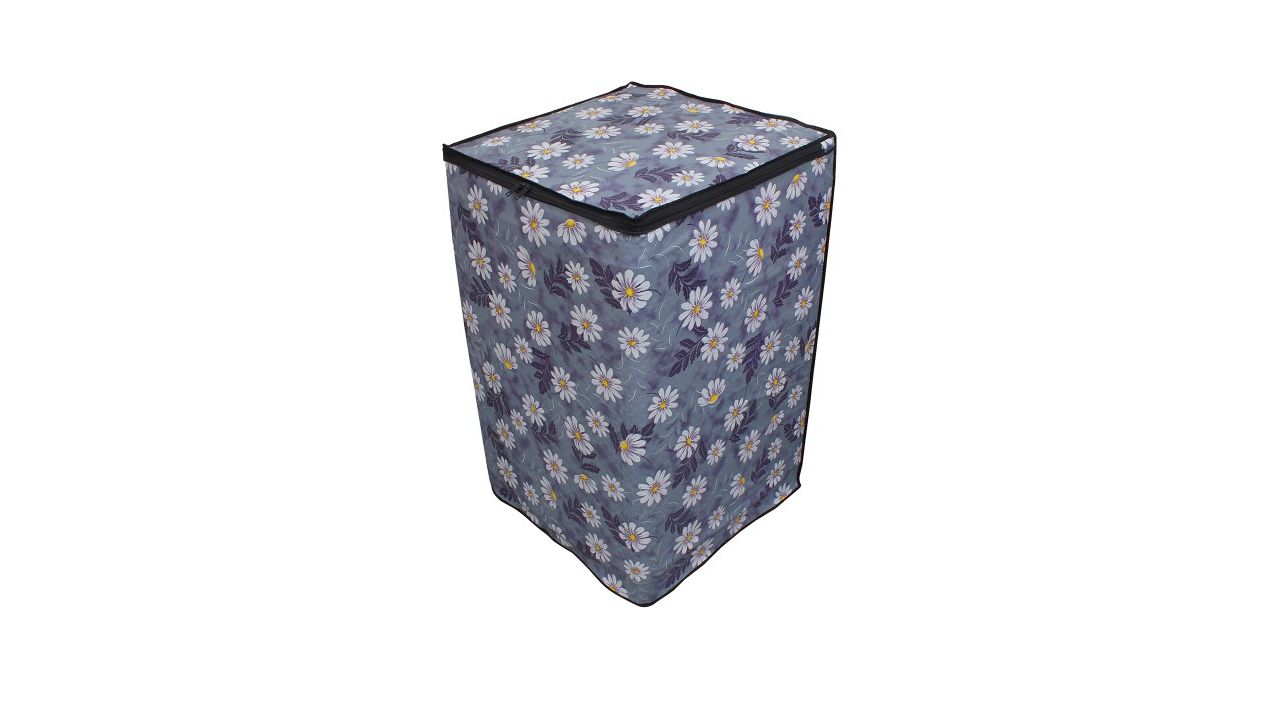 DREAM CARE Blue Printed Top Load Washing Machine Cover