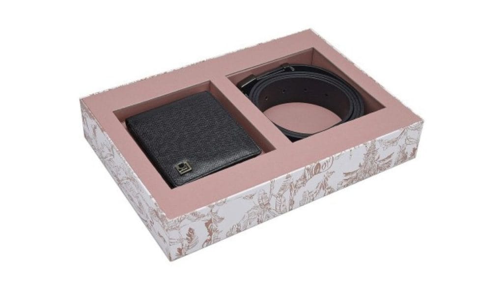 Da Milano Men Wallet and Belt Accessory Gift Set