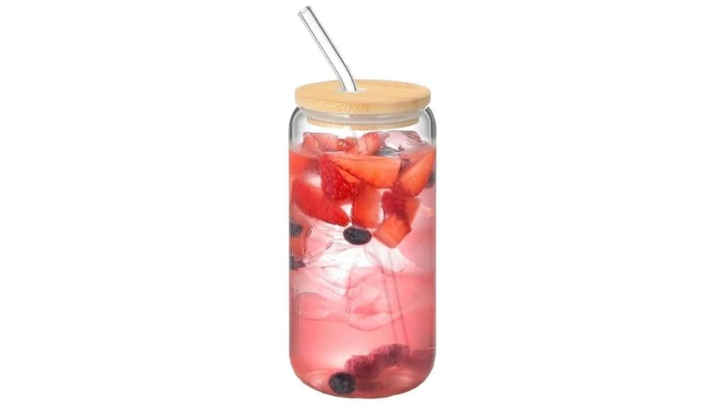 Dakshayanii Ice Juice Coffee Drinks Glass Can Sipper