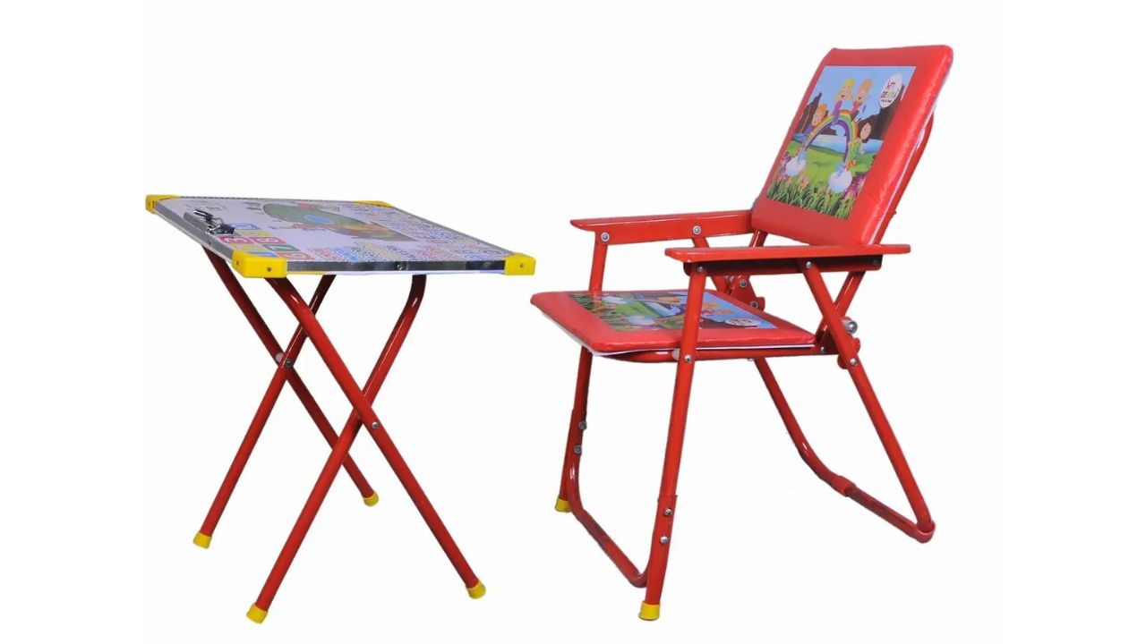 Demya King of Steel Study Table Chair Set