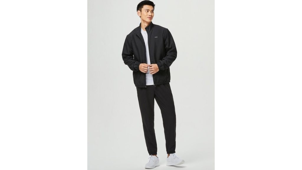 Domyos By Decathlon Men Black Lightweight Training or Gym Sporty Training Jacket