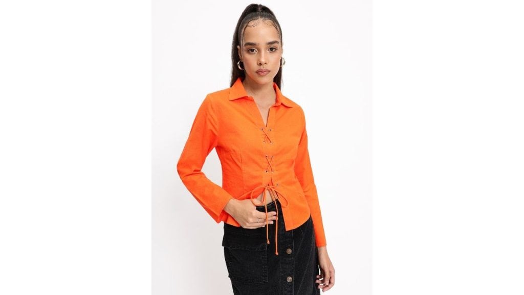 DressBerry Lace-Ups Shirt