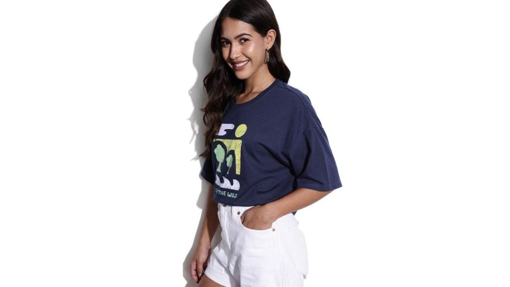 DressBerry Printed Boxy T-Shirt