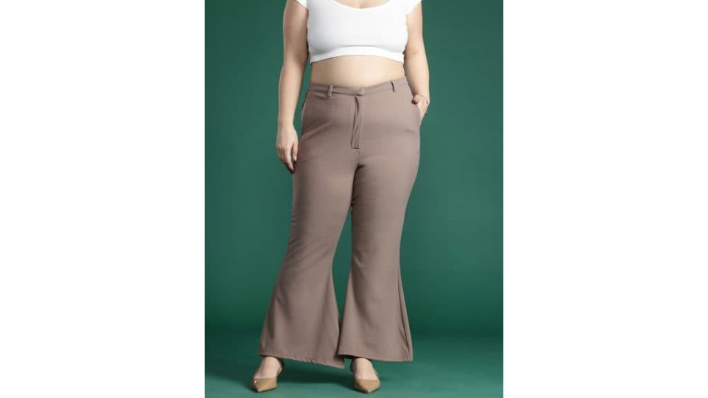 DressBerry Women Plus-Size Bootcut Trousers