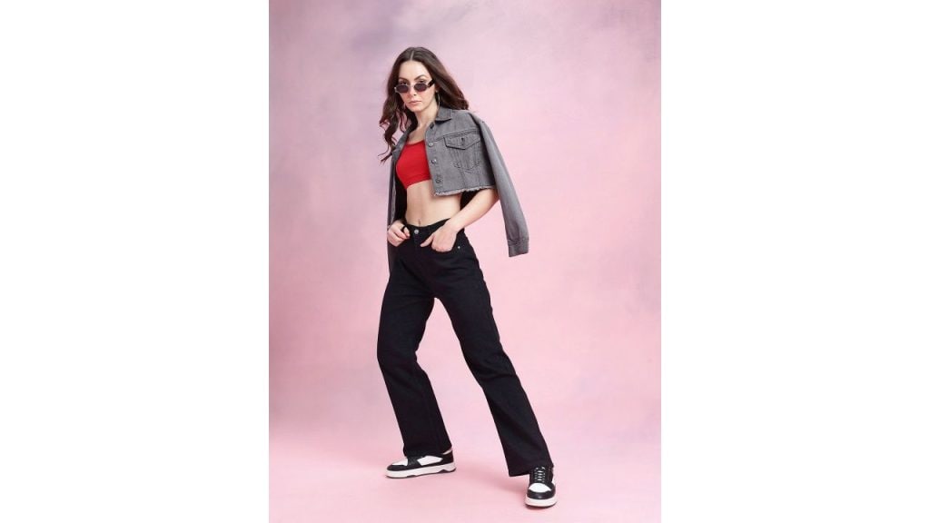 DressBerry Women Straight Fit Stretchable Jeans