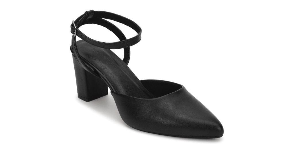 DressBerryAnkle Loop Block Pumps