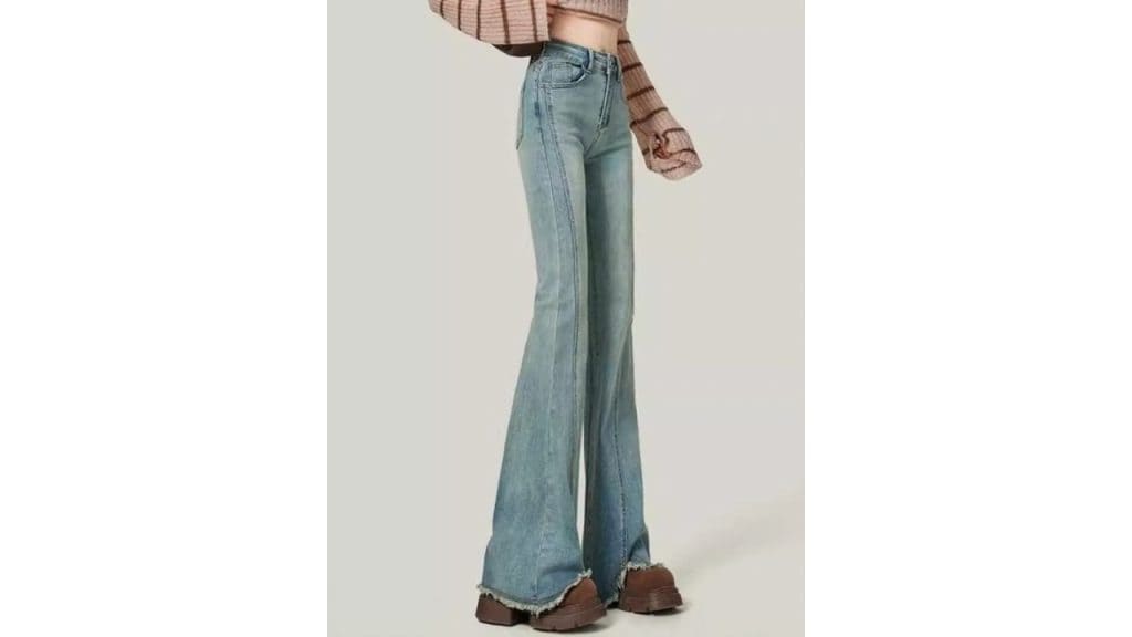 DressBerryWomen Boot Cut Light Shade Light Fade High-Rise Jeans