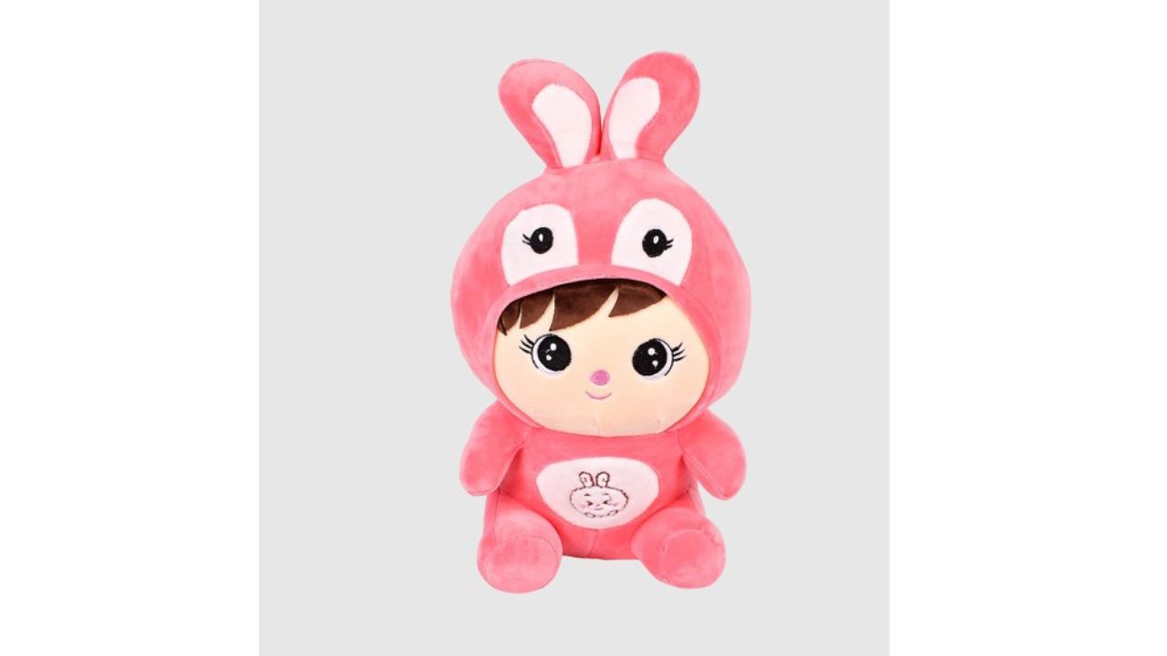 DukieKooky Kids Pink Rabbit Soft Toys