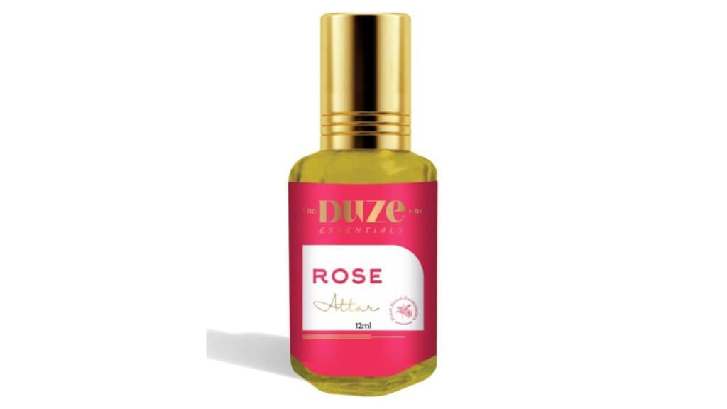 Duze Essentials Rose Long Lasting Natural & Alcohol Free Attar