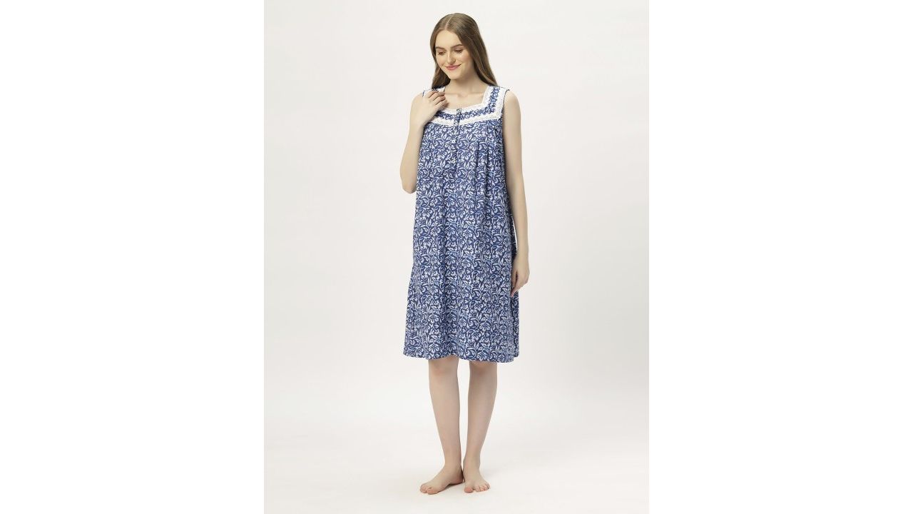 ETC Pure Cotton Printed Nightdress