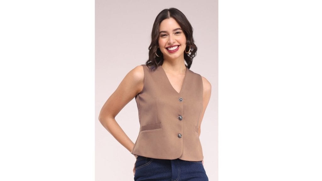 FableStreetV-Neck Waistcoat