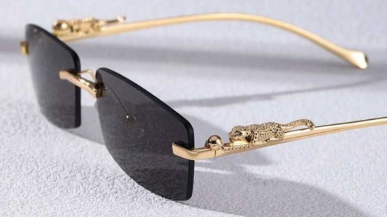 Fashion U Turn Unisex Rectangle Sunglasses