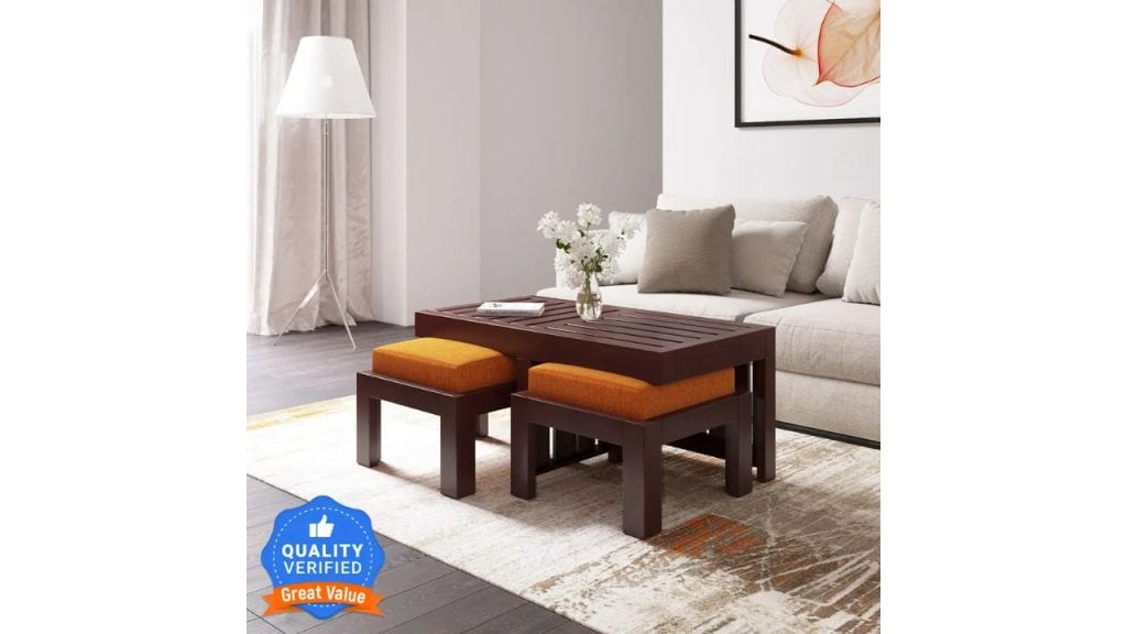 Flipkart Perfect Homes PureWood Sheesham Coffee Table