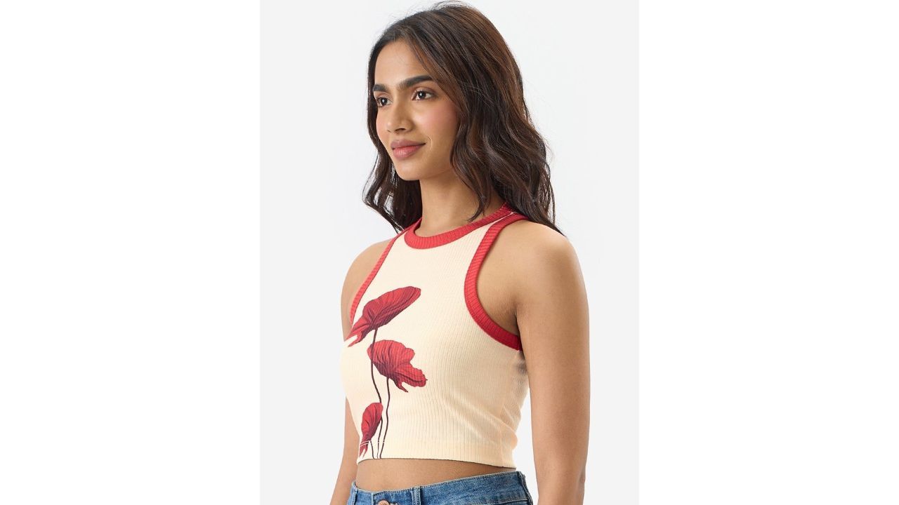 Floral Print Tank Crop Top: Perfect for Summer Days