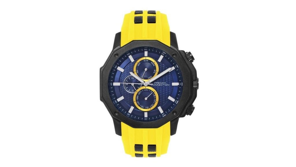 French Connection Men Dial & Straps Analogue Multi Function Watch FCH15YL
