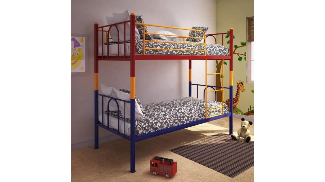 FurnitureKraft Valencia Metal Bunk Bed