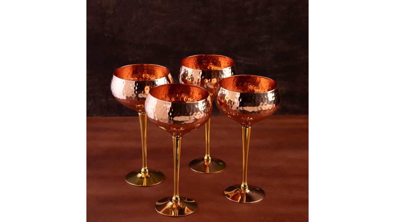GIBOX Luxe Vintage Wine Liquor Goblet