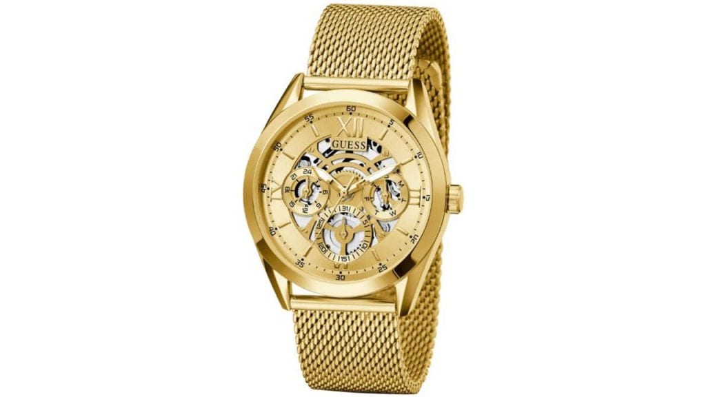 GUESSMen Dial & Stainless Steel Straps Analogue Watch GW0368G2