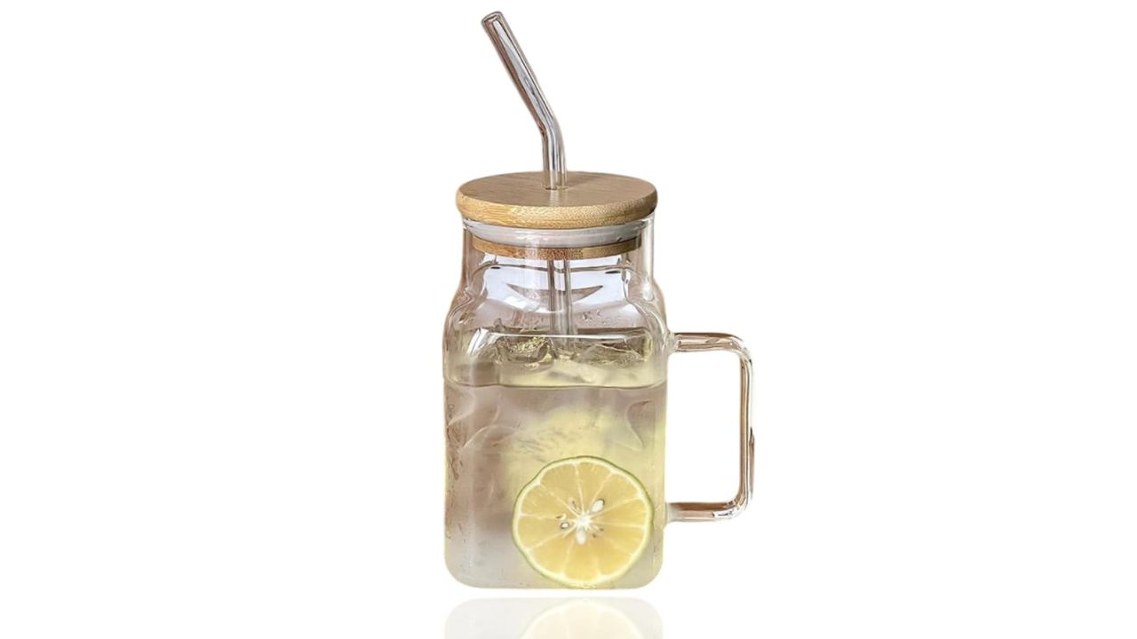 Ginoya Brothers 600ml Mason Jar with Bamboo Lid