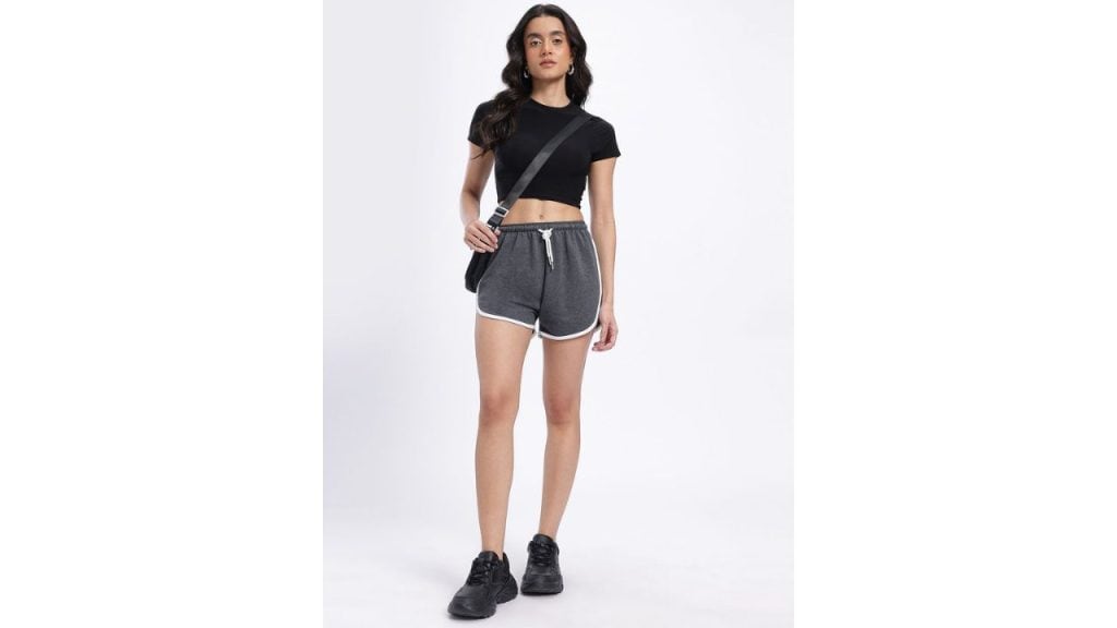 Glitchez Paneled Regular Fit Shorts