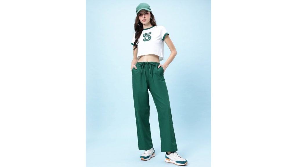 Glitchez Pure Cotton Relaxed Fit Trousers