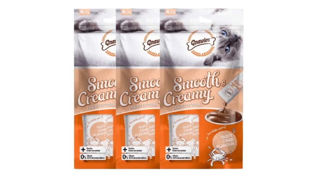 Gnawlers Crab Flavour Creamy Cat Treats