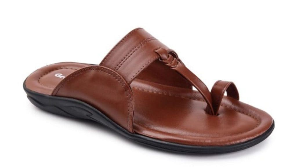 Greentech Men Comfort One Toe Ethnic Kolhapuri Sandals