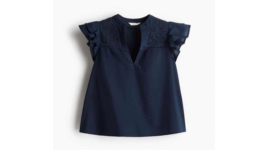 H&M Broderie Anglaise Blouse